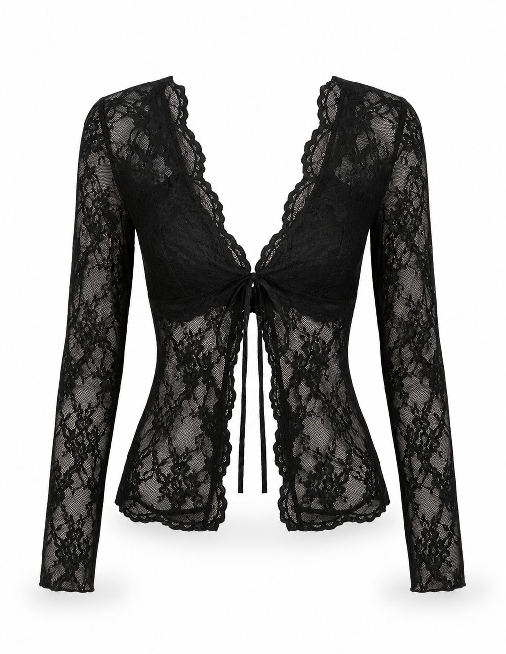 TOP ENCAJE MARIPOSA