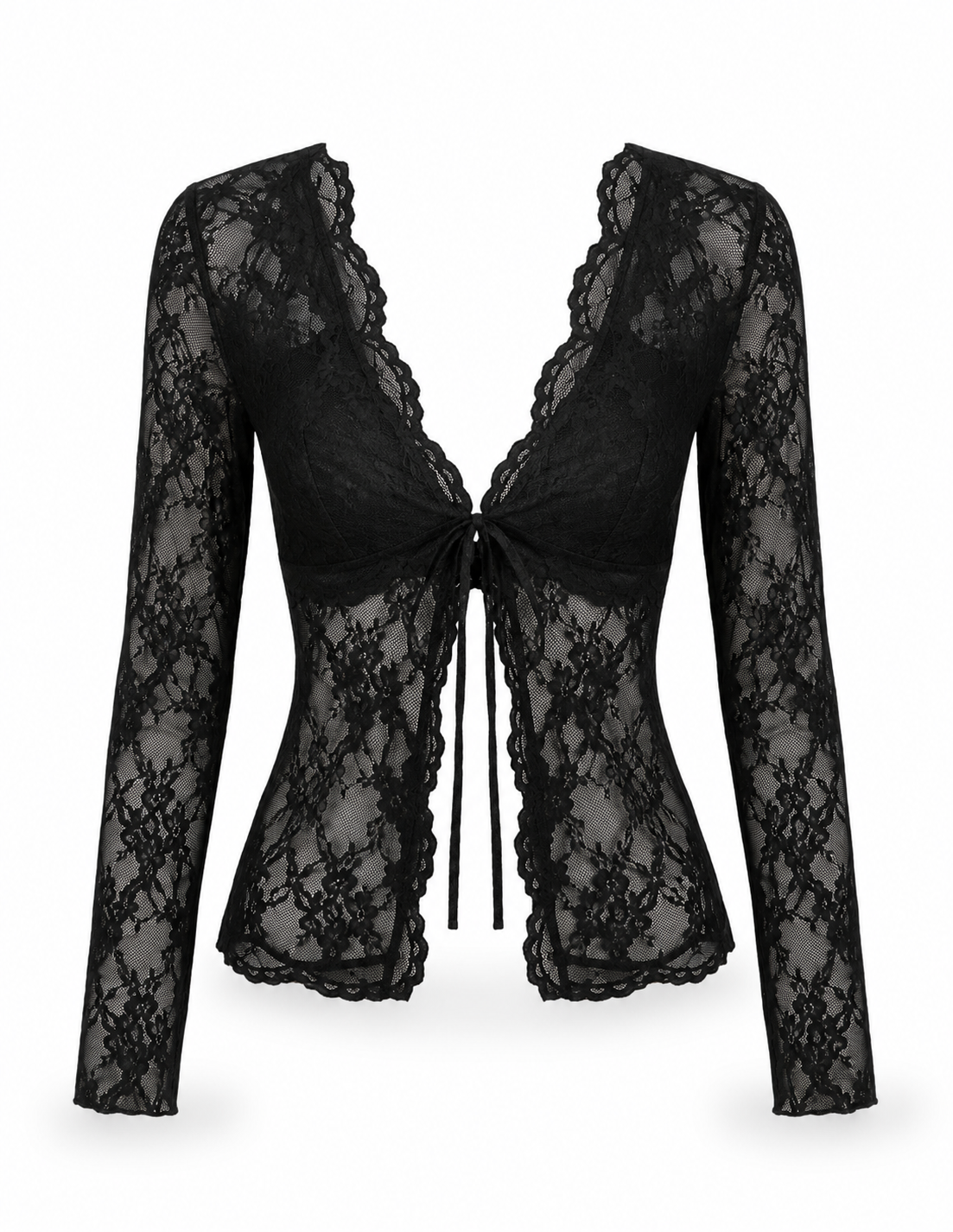 TOP ENCAJE MARIPOSA