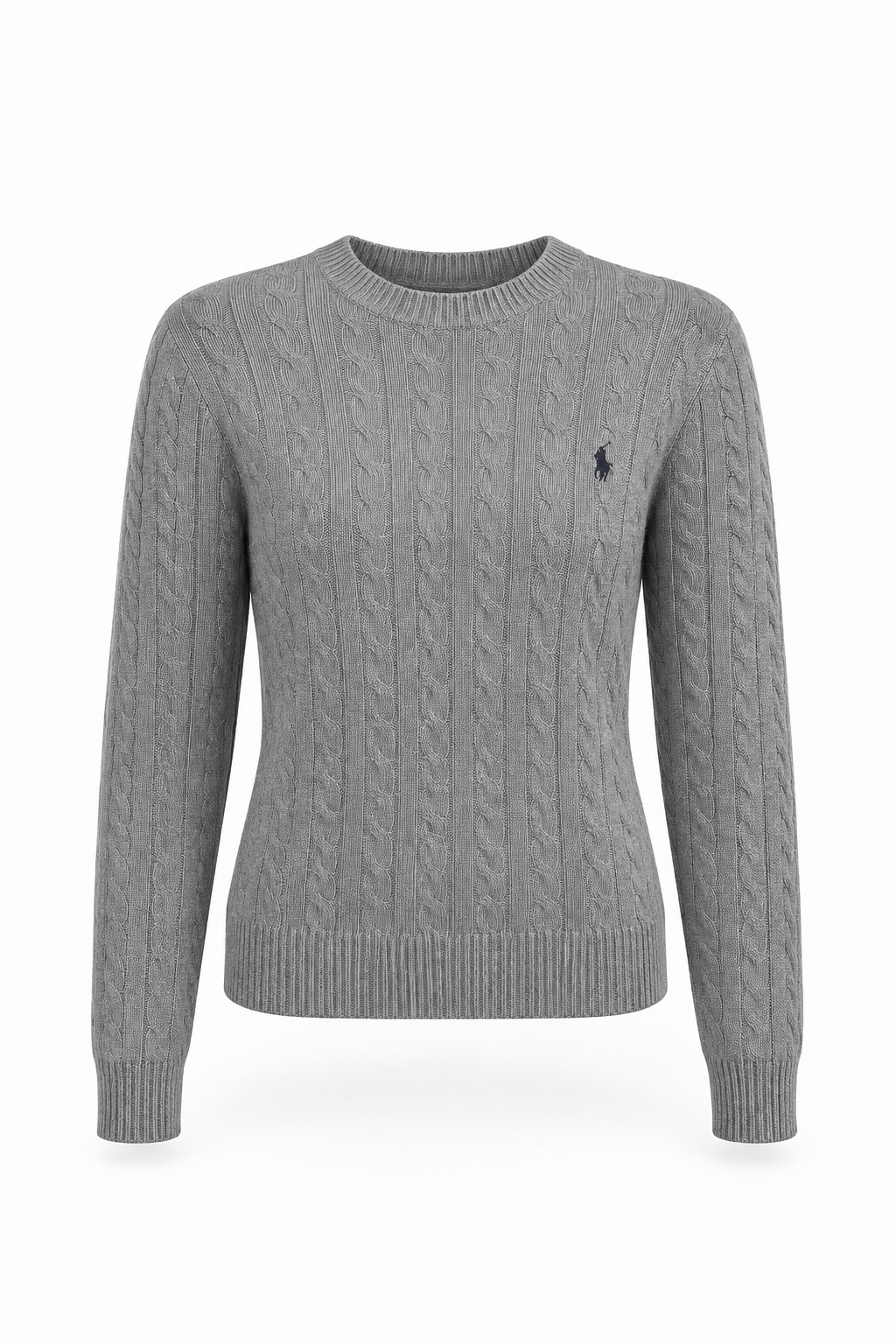 SWEATER TRENZADO - POLO BORDADO