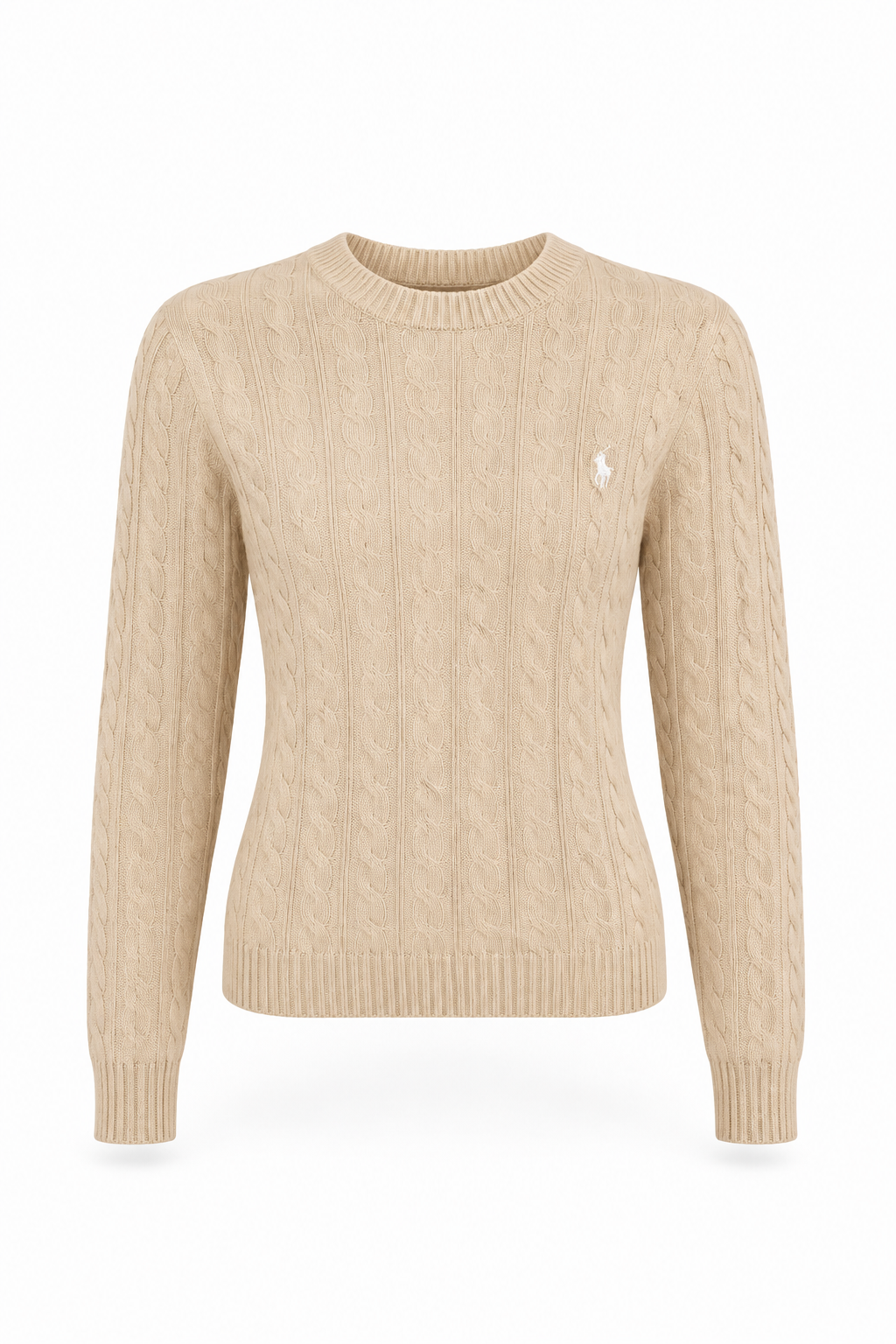 SWEATER TRENZADO - POLO BORDADO