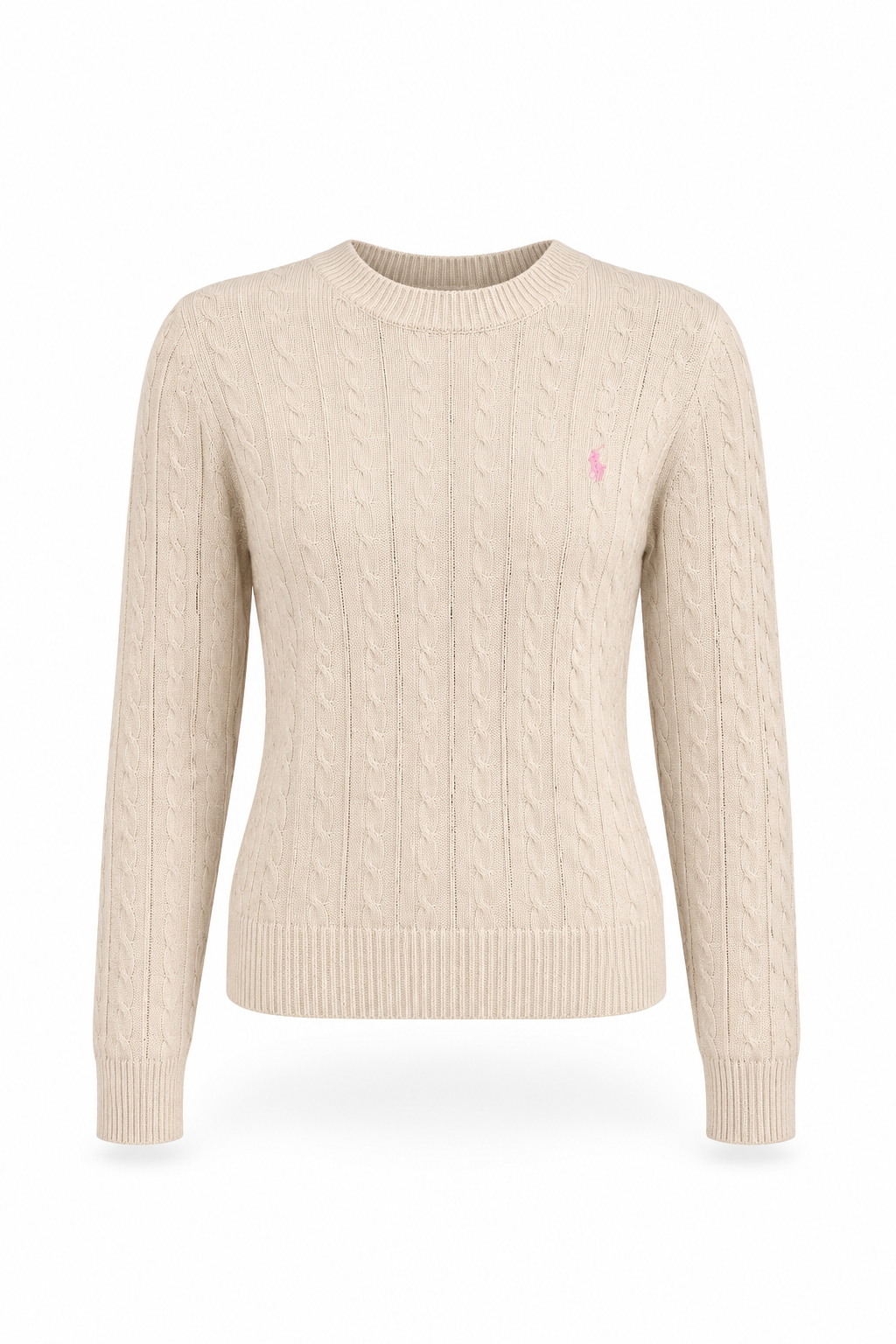 SWEATER TRENZADO - POLO BORDADO