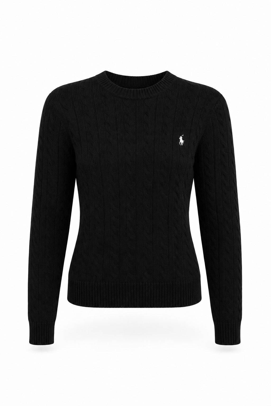 SWEATER TRENZADO - POLO BORDADO