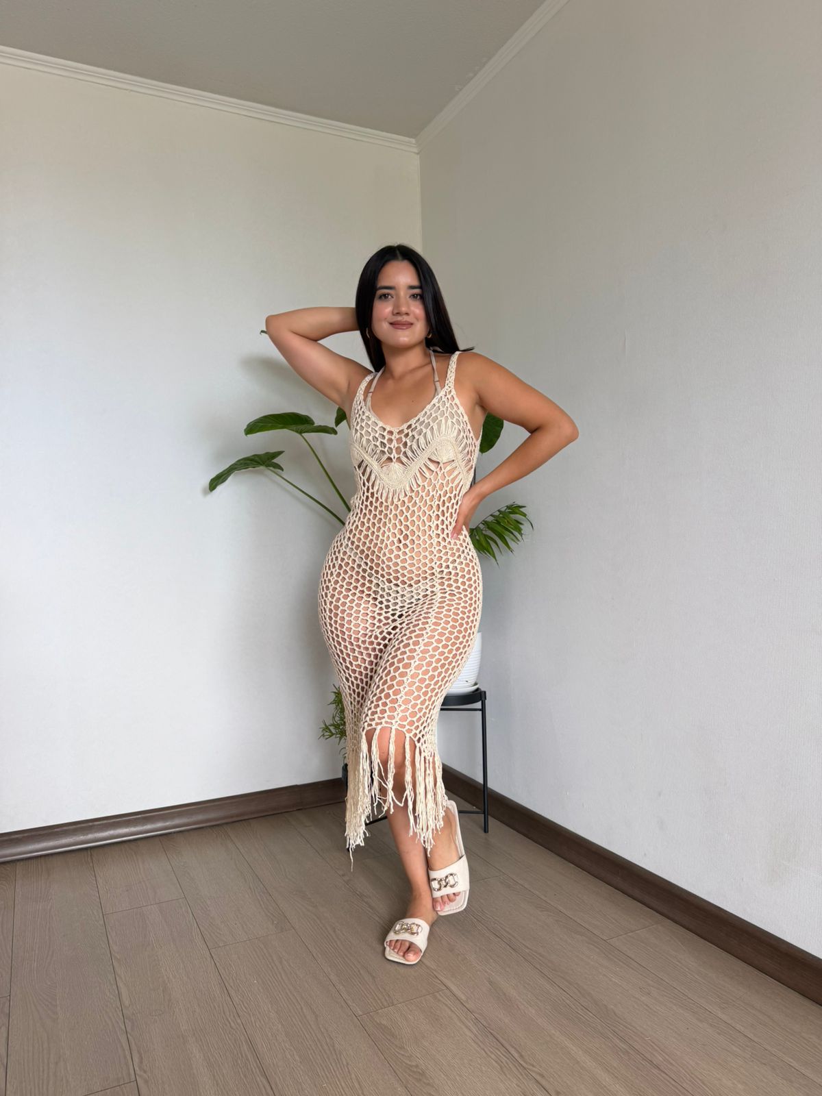 VESTIDO CROCHET BOHO Y CHIC