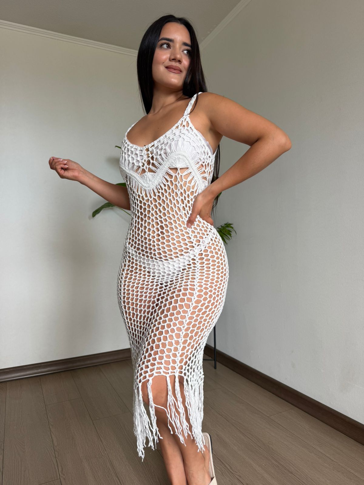 VESTIDO CROCHET BOHO Y CHIC